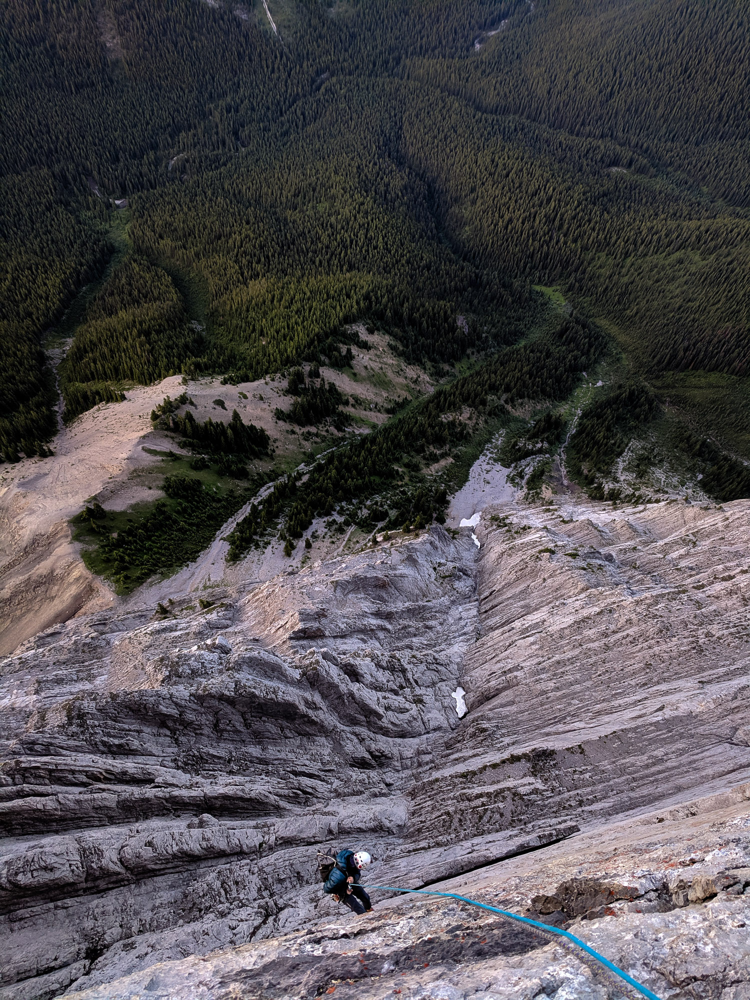 Rapping the headwall