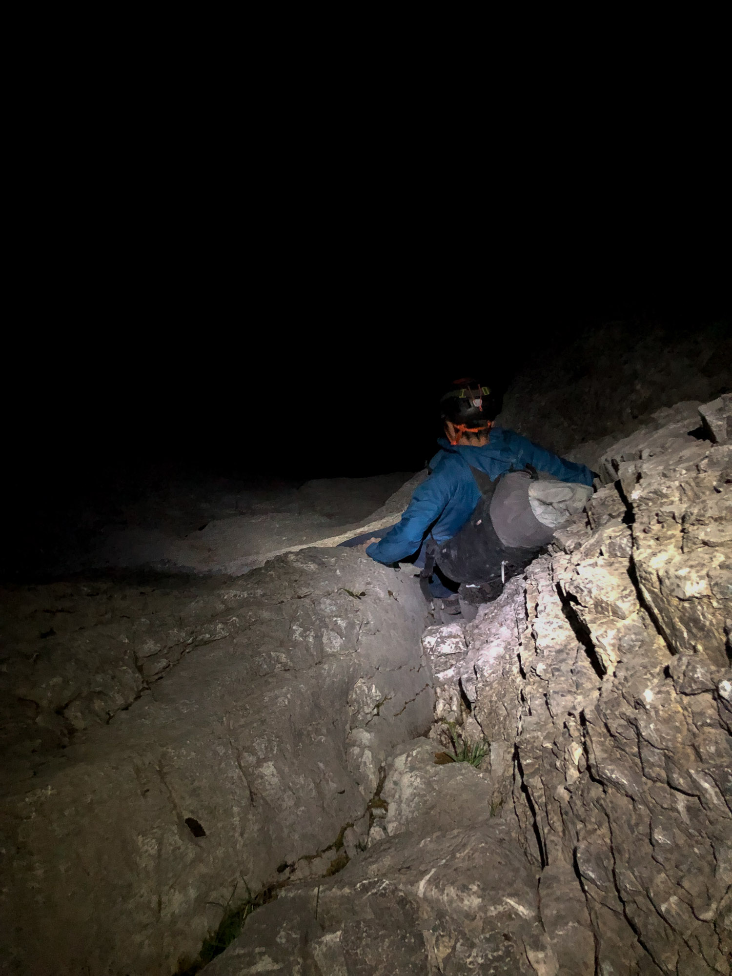 Down-scrambling in the dark